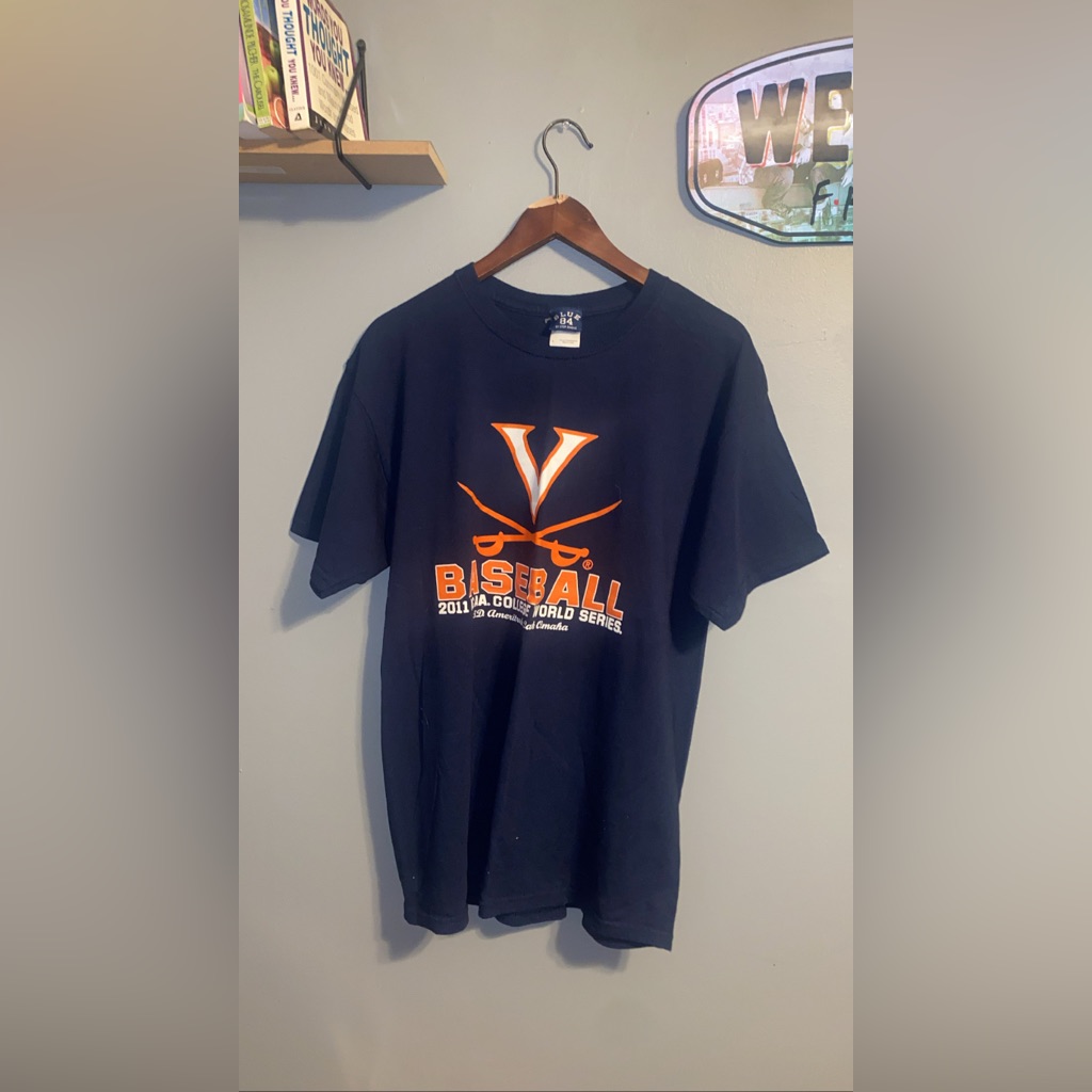 2011 Ncaa College World Series Virginia Cavaliers Baseball Vintage TShirt